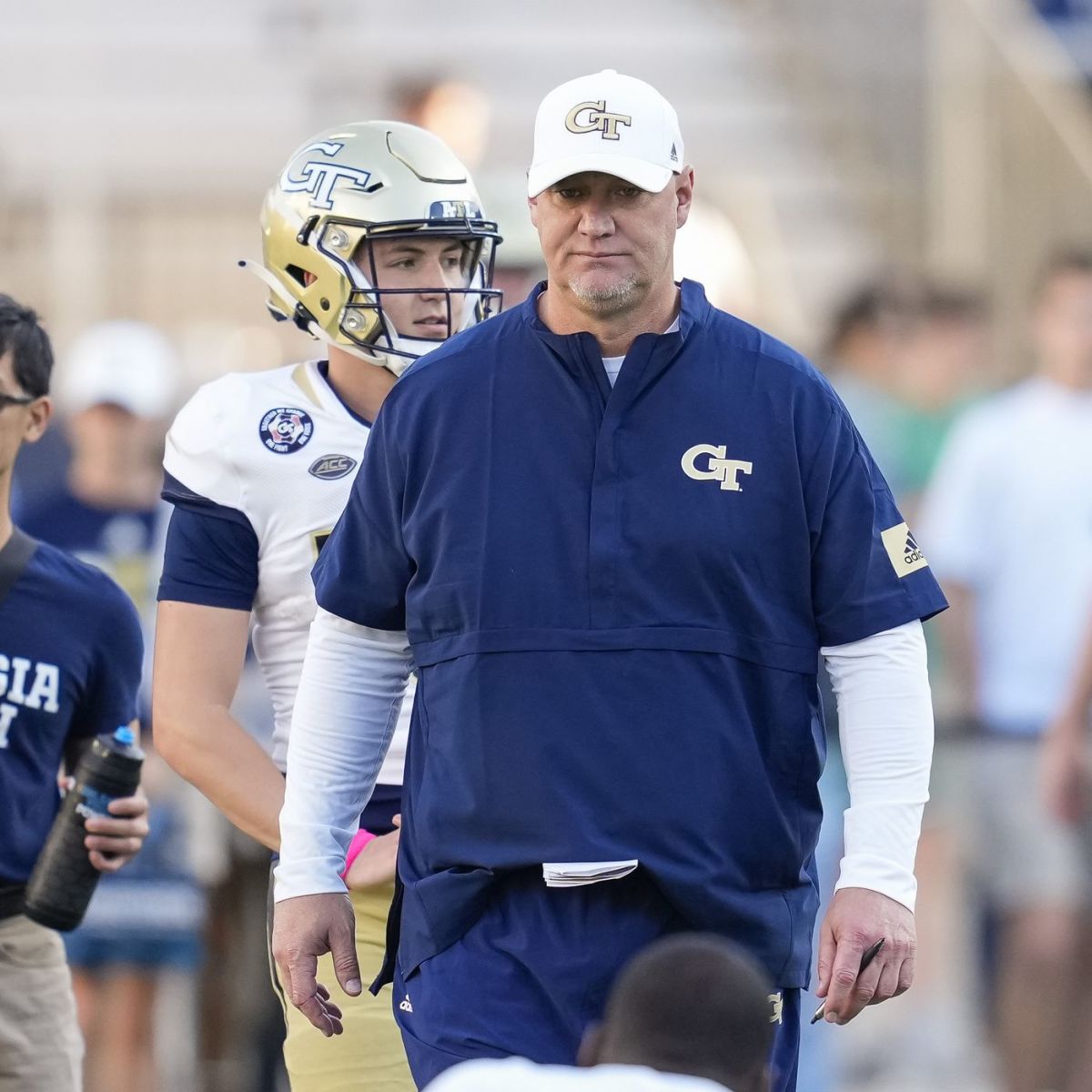 Georgia Tech quarterbacks coach Chris Weinke